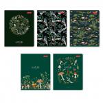 "Светоч"   96ТЕТк-003   Тетрадь ученическая общая, выборочный лак,   A5+   96 л.  на скобе   60 г/кв.м , белизна 100 \%  5 шт.  клетка