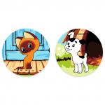 "ФРЕЯ"   CMF-PNBM-004   Набор для раскрашивания по номерам (на магните)   9 х  9 см