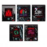 "Светоч"   96ТЕТк-001   Тетрадь ученическая общая,   A5+   96 л.  на скобе   60 г/кв.м , белизна 100 \%  5 шт.  клетка