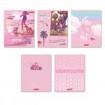 "Светоч"   96ТСК5_12_3_1   Тетрадь ученическая общая, софт тач лак,   A5+   96 л.  на скобе   65 г/кв.м , белизна 100 \%  5 шт.  клетка