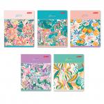 "Светоч"   96ТЕТк-004   Тетрадь ученическая общая, глянцевая ламинация,   A5+   96 л.  на скобе   60 г/кв.м , белизна 100 \%  5 шт.  клетка