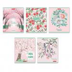 "Светоч"   96ТЕТк-006   Тетрадь ученическая общая, софт-тач ламинация,   A5+   96 л.  на скобе   60 г/кв.м , белизна 100 \%  5 шт.  клетка