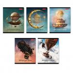 "Светоч"   96ТЕТк-004   Тетрадь ученическая общая, глянцевая ламинация,   A5+   96 л.  на скобе   60 г/кв.м , белизна 100 \%  5 шт.  клетка