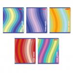 "Светоч"   96ТЕТл-003   Тетрадь ученическая общая, выборочный лак,   A5+   96 л.  на скобе   60 г/кв.м , белизна 100 \%  5 шт.  линия