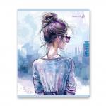 "Светоч"   Т81   Тетрадь ученическая общая, выборочный лак,   A5+   80 л.  на скобе   65 г/кв.м , белизна 100 \%  5 шт.  клетка