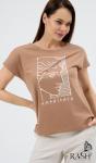 Футболка "Амфитрита" бежевая