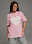 Футболка "Любовь" розовый женская