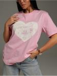 Футболка "Любовь" розовый женская