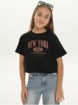 Футболка "Нью Йорк" черный Девочка