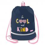 Мешок для обуви 1 отделение Berlingo Be cool, 400*480мм, расширяющееся дно, светоотражающая лента, карман на молнии, MS1093