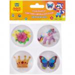 Набор световозвращающих наклеек Мульти-Пульти Для девочек, ПВХ, 4шт., НС_21731