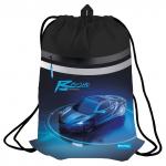 Мешок для обуви 1 отделение Berlingo Best race, 340*460мм, вентиляционная сеточка, светоотражающая лента, карман на молнии, SB-EXPL-1014