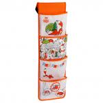 Кармашки-органайзер в шкафчик для детского сада Мульти-Пульти Лисенок, 21*68см, OV_55447