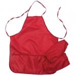 Накидка с нарукавниками ArtSpace, 54*45см, 3 кармана, красный, ФН_1200