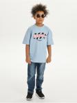 Футболка "Машинка" голубой мальчик