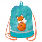 Мешок для обуви 1 отделение Berlingo Little dreamer, 400*480мм, расширяющееся дно, светоотражающая лента, карман на молнии, MS1100G