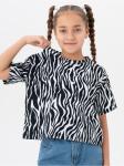 Футболка "Зебра" белый  детская