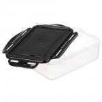 Контейнер герметичный для СВЧ с защелками, 1,1л, 205х135х67мм, пластик
