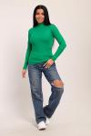 Водолазка женская, кашкорсе (01042, зеленый)