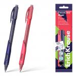 Набор из 2 ручек гелевых сo стираемыми чернилами ErichKrause ErgoLine® Magic Stick&Grip Reef 0.5, цвет  чернил синий (в пакете)