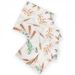 *Набор салфеток декоративных 35х35 (4 шт.) 'Радушная хозяйка', 'Колоски'