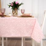 *Скатерть декоративная 'Радушная хозяйка (Традиция)' 145х145, рогожка, 100 % хлопок, 'Лепестки'