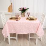 *Скатерть декоративная 'Радушная хозяйка (Традиция)' 145х145, рогожка, 100 % хлопок, 'Лепестки'