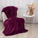 Плед 'Амели' облегчённый 150х200, велсофт, 100% полиэстер, 'Сиреневый'