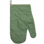 *Рукавичка-прихватка 'Цвет эмоций' 30х17, саржа, 100 % хлопок, 'Олива'