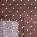 *Дорожка декоративная 'Радушная хозяйка (Традиция)' 40х145, рогожка, 100% хлопок, 'Горошек мокко'