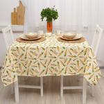 *Скатерть декоративная 'Радушная хозяйка (Традиция)' 145х145, рогожка, 100 % хлопок, 'Морковки'