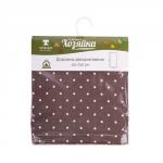 *Дорожка декоративная 'Радушная хозяйка (Традиция)' 40х145, рогожка, 100% хлопок, 'Горошек мокко ВБ'