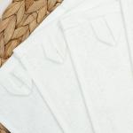 *Комплект махровых салфеток для уборки 5 шт. (30х30), 100% хлопок, 380 гр./кв.м., 'Белый'