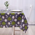 *Скатерть декоративная 'Радушная хозяйка' 145х145, рогожка, 100 % хлопок, 'Кокосы серый'