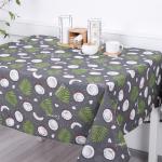 *Скатерть декоративная 'Радушная хозяйка' 145х145, рогожка, 100 % хлопок, 'Кокосы серый'