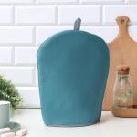 Грелка на чайник Этель Home collection blue 28?28 см, 45%лён, 55% хлопок