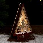 Декор с подсветкой «С новым годом», 14 ? 4 ? 22,5 см