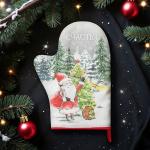 Варежка-прихватка «Желаю счастья» 20?28 см, МИКС, 100% хлопок, ватин 250 г/м?