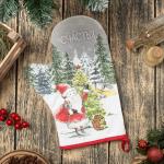 Варежка-прихватка «Желаю счастья» 20?28 см, МИКС, 100% хлопок, ватин 250 г/м?