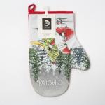 Варежка-прихватка «Желаю счастья» 20?28 см, МИКС, 100% хлопок, ватин 250 г/м?