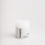 Свеча столбик 75мм Белый