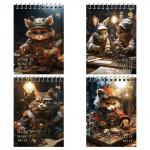 Блокнот А6 40л. на гребне BG Стимпанк, Б6гр40 58723