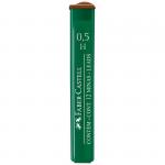 Грифели для механических карандашей Faber-Castell Polymer, 12шт., 0,5мм, H, 521511
