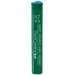 Грифели для механических карандашей Faber-Castell Polymer, 12шт., 0,7мм, HB, 521700