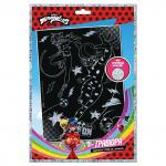 Гравюра Леди Баг и Супер-Кот, 17*23см, LN0085