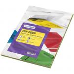 Бумага цветная OfficeSpace deep mix А4, 80г/м2, 100л. (4 цвета), 245198