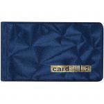 Визитница карманная OfficeSpace на 20 визиток, 65*110мм, ПВХ, синий, 260771