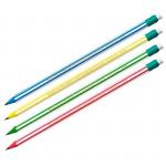 Карандаш ч/г Bic Evolution Stripes HB, с ластиком, заточен., пластиковый, 8960342