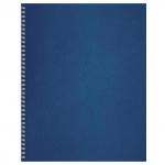 Тетрадь 96 л., А4, клетка на гребне BG, бумвинил, синий, Т4гр_бв96к_12345