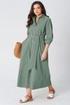 Платье Lenata 16495 серо зеленый